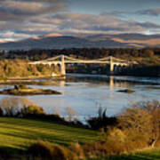 Menai Strait From Anglesey Poster