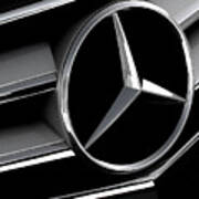 Mercedes Badge Poster