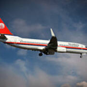 Meridiana Boeing 737-86n Poster