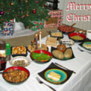 Merry Christmas- Traditional Lithuanian Christmas Eve Dinner Poster