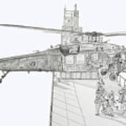 Mh-60 At Work Poster