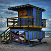 Miami - South Beach Lifeguard Stand 002 Poster