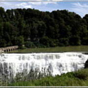 Middle Falls In Rochester New York Poster