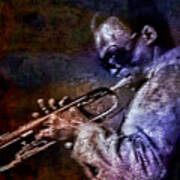 Miles Davis Jazz Legend 1969 Poster