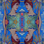 Minerva Goddess Of Wisdom Surreal Pop Art 2 Poster