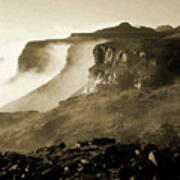 Mist In Lesotho Poster