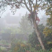 Misty Garden, Great Dixter 2 Poster