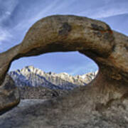 Mobius Arch And Lone Pine Mt. Poster
