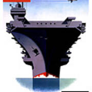 Modern Mobile Mighty Navy Poster