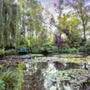 Monet's Water Garden Poster