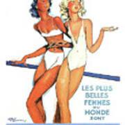 Monte Carlo, Women In Swimsuits Poster