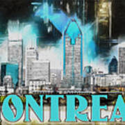 Montreal Lights Poster