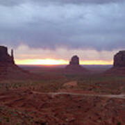 Monument Valley Sunrise Poster