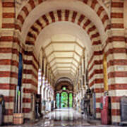 Monumental Cemetery In Milan Italy Poster