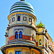 Moorish Tower With Hdr Processing Poster