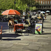 Morning At Jackson Square - New Orleans - 1b Poster