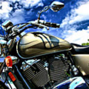 Motorcycle Shadow Sabre Poster