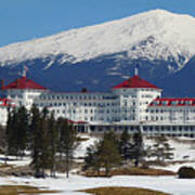 Mount Washington Hotel In Early Spring Poster