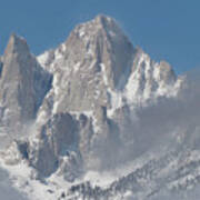 Mount Whitney In March Poster