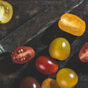 Multicolored Cherry Tomatoes Poster