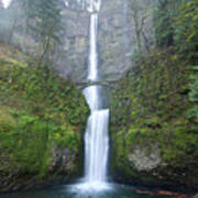 Multnomah Falls Oregon Columbia River Gorge Poster