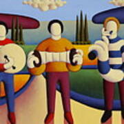 Music Trad Session With Five Soft Musicians Poster