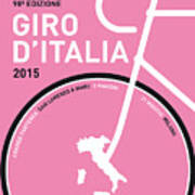 My Giro D'italia Minimal Poster 2015 Poster
