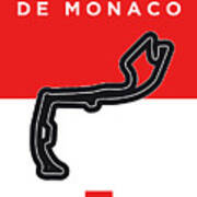 My Grand Prix De Monaco Minimal Poster Poster