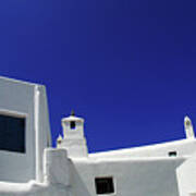 Mykonos Greece Clean Line Architecture Poster