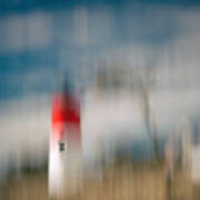 Nauset Lighthouse Window Abstract, Cape Cod Photograph, Large Wa Poster