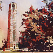 Ncsu Bell-tower Ii Poster