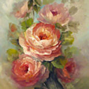 Nectar Roses Painting by David Jansen - Fine Art America