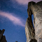 Needles Highway By Night Poster