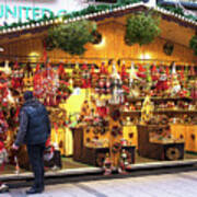 Neuhauser Weihnachtsmarkt Munich Poster