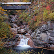 New Hampshire Sentinel Pine Bridge Poster