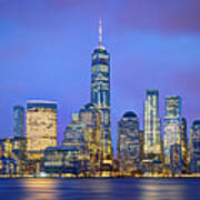 New York City 2018 Freedom Tower World Trade Center Wtc Lower Manhattan Nyc Poster