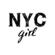 New York City Girl Poster