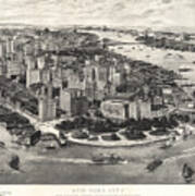 New York City Manhattan 1905 Poster