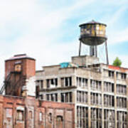 New York Water Towers 18 - Greenpoint Water Tower Poster