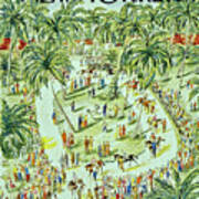 New Yorker January 18 1958 Poster