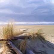 Newport Oregon Summer Beach Poster