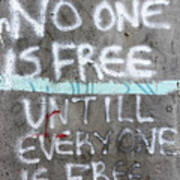 No One Is Free Poster