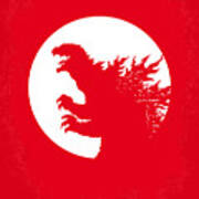 No029-1 My Godzilla 1954 Minimal Movie Poster Poster