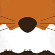 No673 My Fantastic Mr Fox Minimal Movie Poster Poster