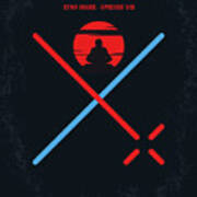 No940 My Star Wars Episode Viii The Last Jedi Minimal Movie Poster Poster