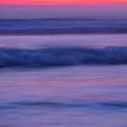 Oceanside Sunset #3 - Abstract Photograph Poster