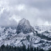 October Snowfall - Crystal Crag - Lake George - Mammoth - California Poster