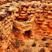 Old Adobe Stove Poster