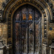 Old College Door - Oxford Poster