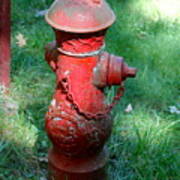 Old Fire Hydrant Poster